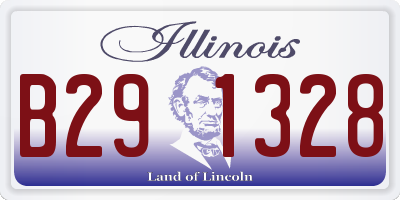IL license plate B291328