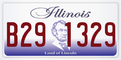 IL license plate B291329