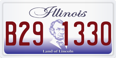 IL license plate B291330