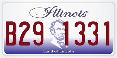 IL license plate B291331