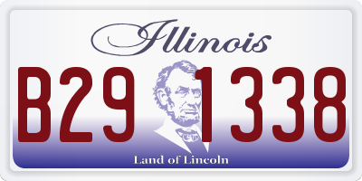 IL license plate B291338