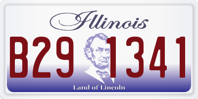 IL license plate B291341