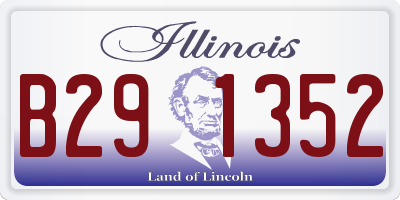 IL license plate B291352