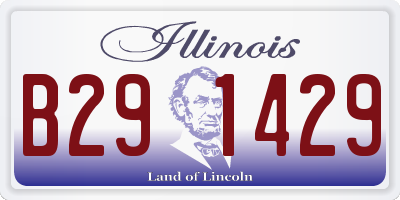 IL license plate B291429