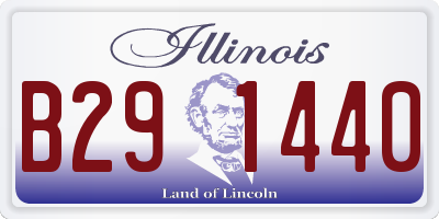 IL license plate B291440