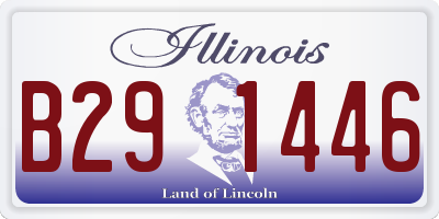 IL license plate B291446