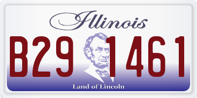IL license plate B291461