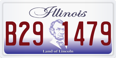 IL license plate B291479