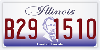 IL license plate B291510
