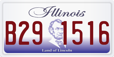 IL license plate B291516