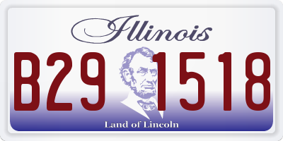 IL license plate B291518