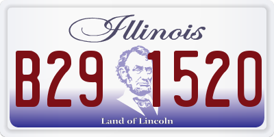 IL license plate B291520