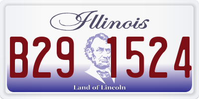 IL license plate B291524
