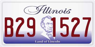 IL license plate B291527