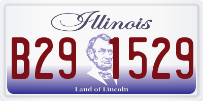 IL license plate B291529