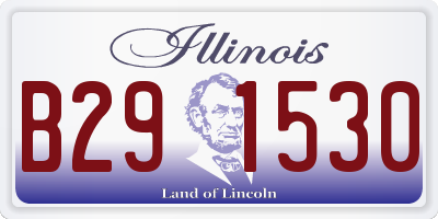 IL license plate B291530