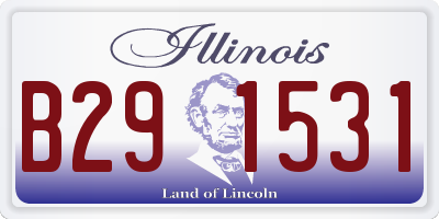 IL license plate B291531