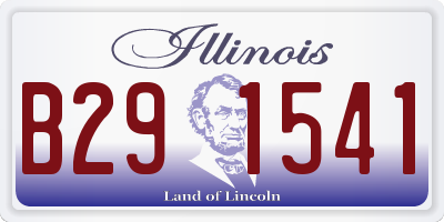 IL license plate B291541