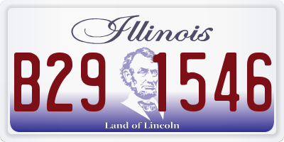 IL license plate B291546