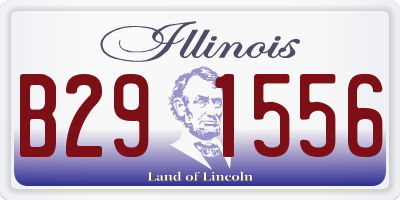 IL license plate B291556