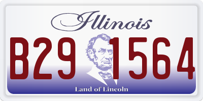 IL license plate B291564