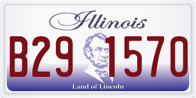 IL license plate B291570