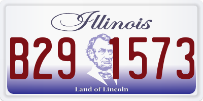 IL license plate B291573