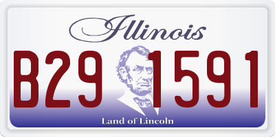 IL license plate B291591