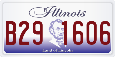 IL license plate B291606