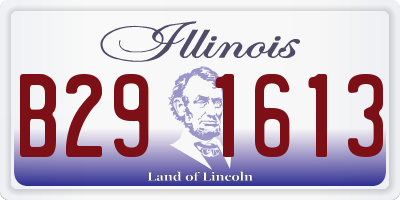 IL license plate B291613