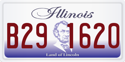IL license plate B291620