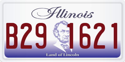 IL license plate B291621