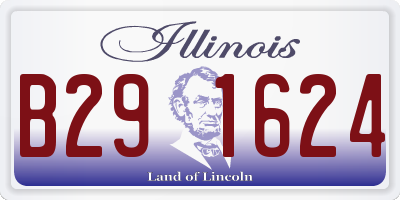 IL license plate B291624