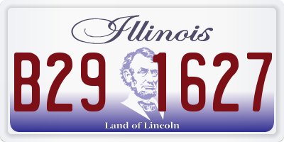 IL license plate B291627