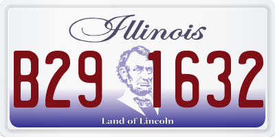 IL license plate B291632