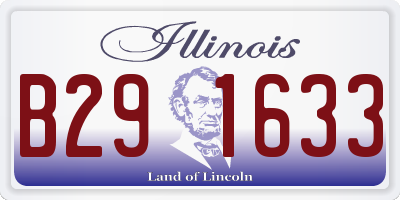 IL license plate B291633