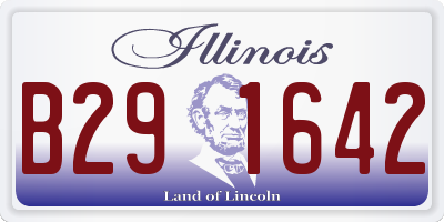IL license plate B291642