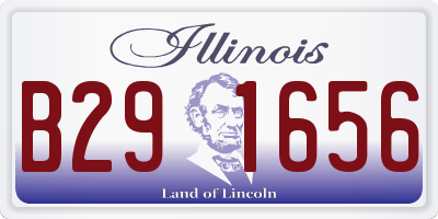 IL license plate B291656