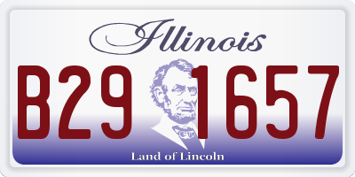 IL license plate B291657