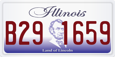 IL license plate B291659