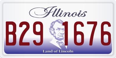 IL license plate B291676