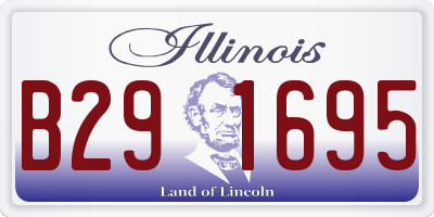 IL license plate B291695