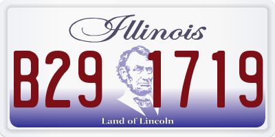 IL license plate B291719