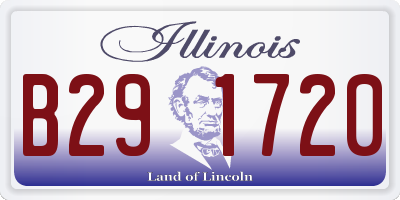 IL license plate B291720