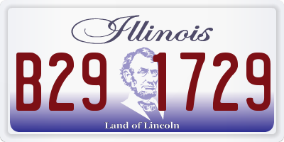 IL license plate B291729