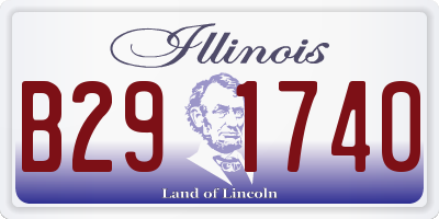 IL license plate B291740
