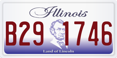 IL license plate B291746