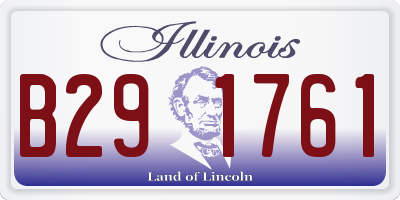 IL license plate B291761