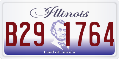 IL license plate B291764