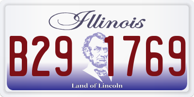 IL license plate B291769